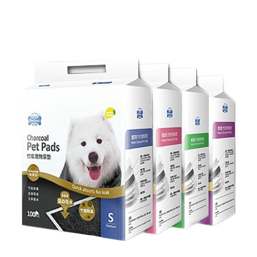 Charcoal Absorbent Pet Pee Pads | 5-Layer Odour Control (4 Packs/Order)