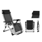 Foldable Zero Gravity Recliner Chair with Headrest