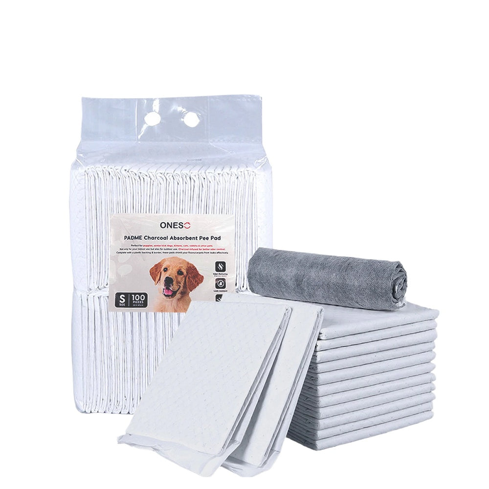 Charcoal Absorbent Pet Pee Pads | Waterproof Dog & Cat Training Pad (8 Packs/Order)