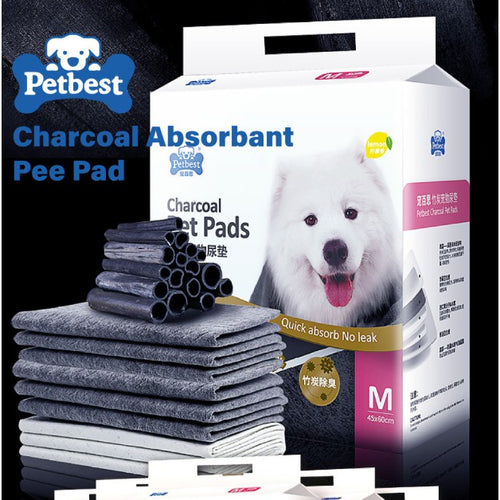 Charcoal Absorbent Pet Pee Pads | 5-Layer Odour Control (4 Packs/Order)