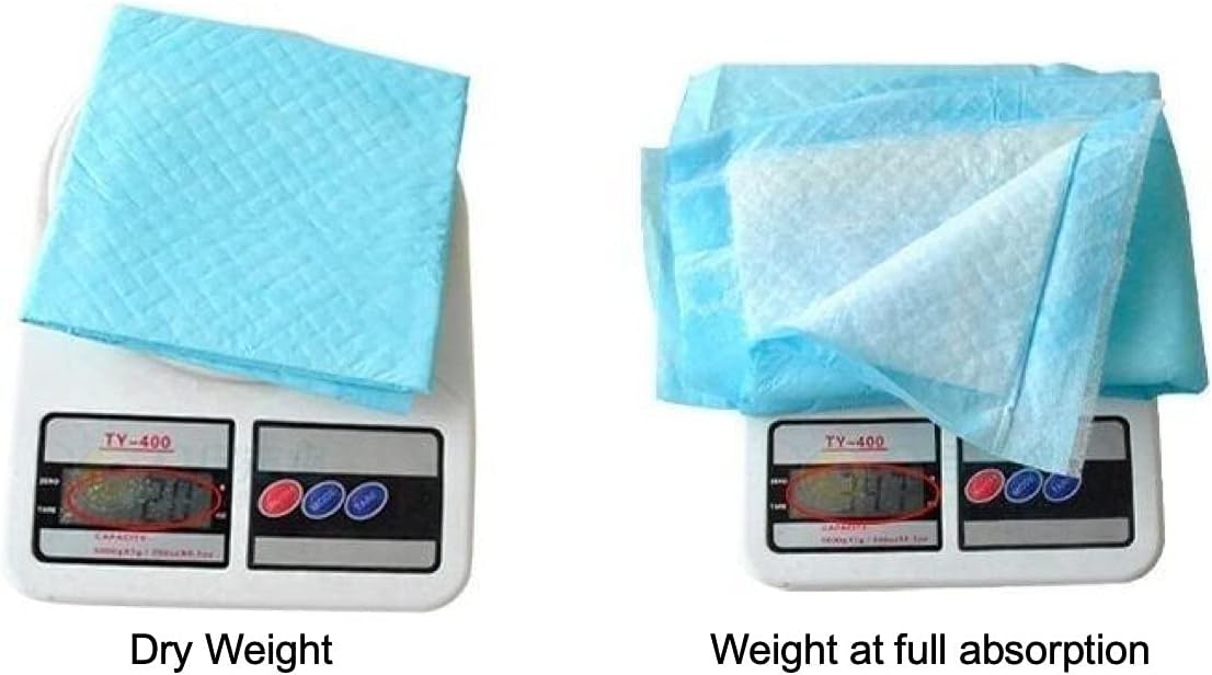 Dog Training Pee Pads, Underpads, | Incontinence Puppy Bed Pads, Unscented Portable for Outdoor (Extra Large - 60x90cm, 20pcs)