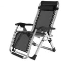 Foldable Zero Gravity Recliner Chair with Headrest - Black