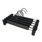 Black Metal Clip Trouser Hangers (Set of 10)
