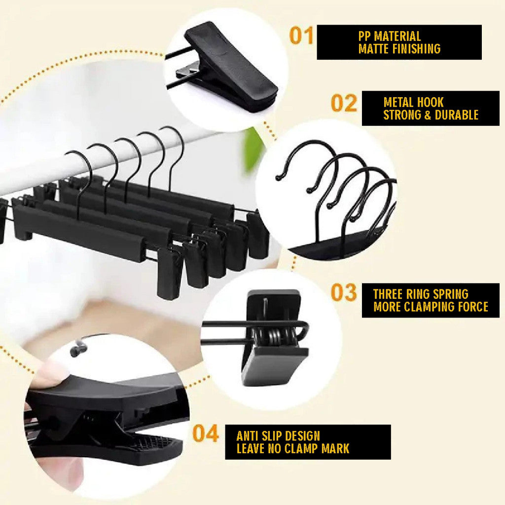 Koala HomePants hanger Clothes Hangers Anti Slip Clip for Adult Trousers Skirt Retractable Kids with Clip Drying Rack