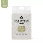 8 Pack Tofu Cat Litter 6L/2.35kg - Clumping Flushable Cat Sand