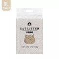 8 Pack Tofu Cat Litter 6L/2.35kg - Clumping Flushable Cat Sand