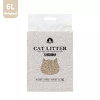 8 Pack Tofu Cat Litter 6L/2.35kg - Clumping Flushable Cat Sand