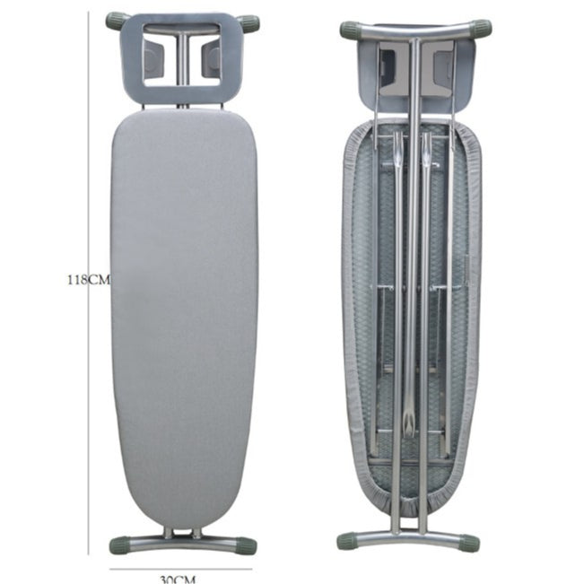 Height Adjustable Standing Ironing Board with Iron Rest (1.2M)