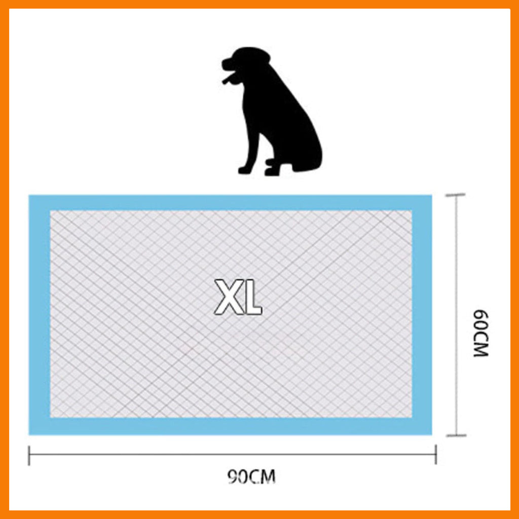 Absorbent Pet Training Pee Pads for Dogs & Cats (8 Packs/Order)